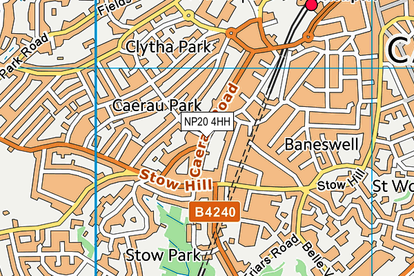 NP20 4HH map - OS VectorMap District (Ordnance Survey)