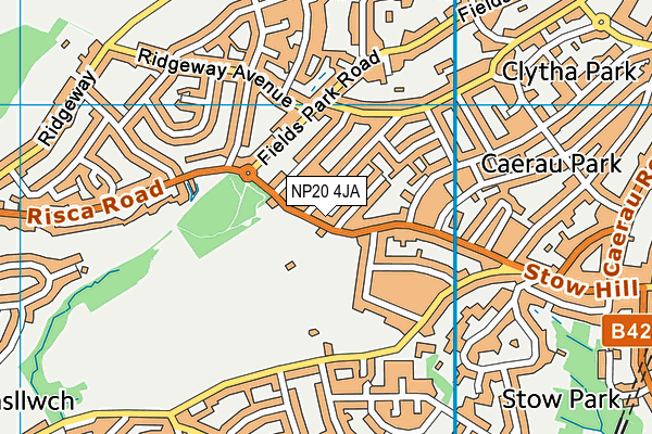 NP20 4JA map - OS VectorMap District (Ordnance Survey)