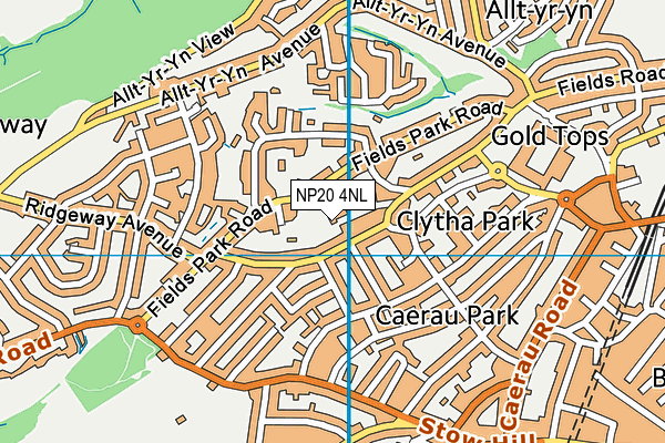 NP20 4NL map - OS VectorMap District (Ordnance Survey)