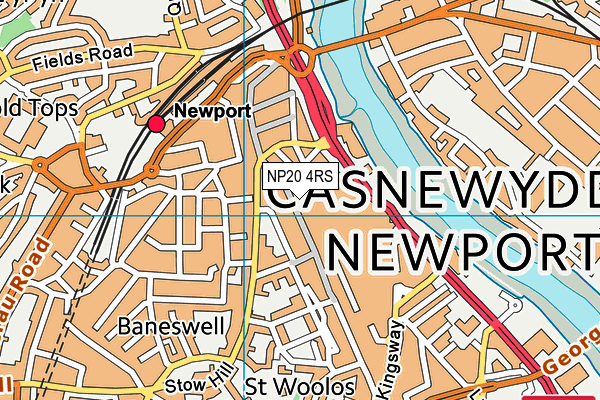 NP20 4RS map - OS VectorMap District (Ordnance Survey)