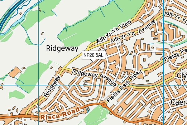 NP20 5AL map - OS VectorMap District (Ordnance Survey)