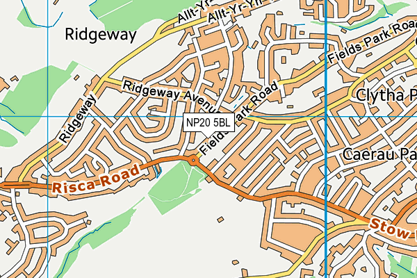 NP20 5BL map - OS VectorMap District (Ordnance Survey)
