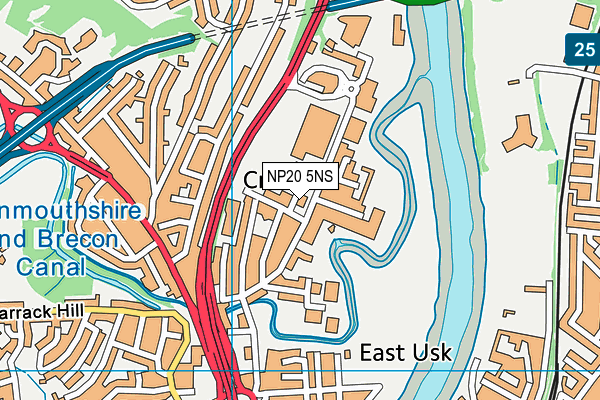 NP20 5NS map - OS VectorMap District (Ordnance Survey)