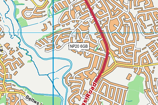 NP20 6GB map - OS VectorMap District (Ordnance Survey)