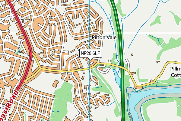 NP20 6LF map - OS VectorMap District (Ordnance Survey)