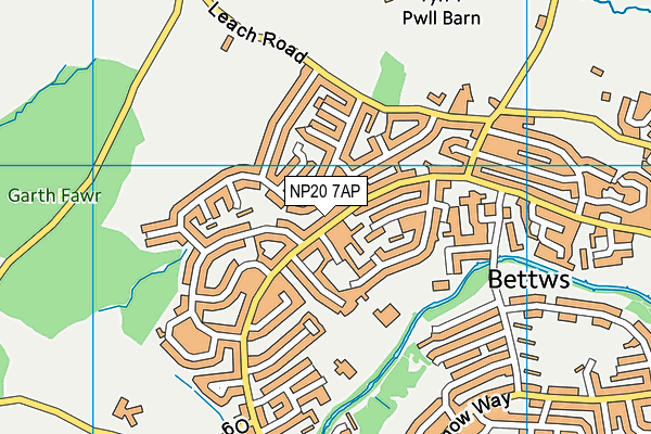 NP20 7AP map - OS VectorMap District (Ordnance Survey)