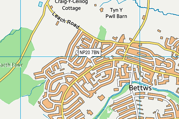 NP20 7BN map - OS VectorMap District (Ordnance Survey)
