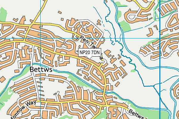 NP20 7DN map - OS VectorMap District (Ordnance Survey)