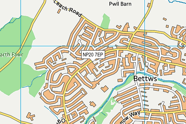 NP20 7EP map - OS VectorMap District (Ordnance Survey)