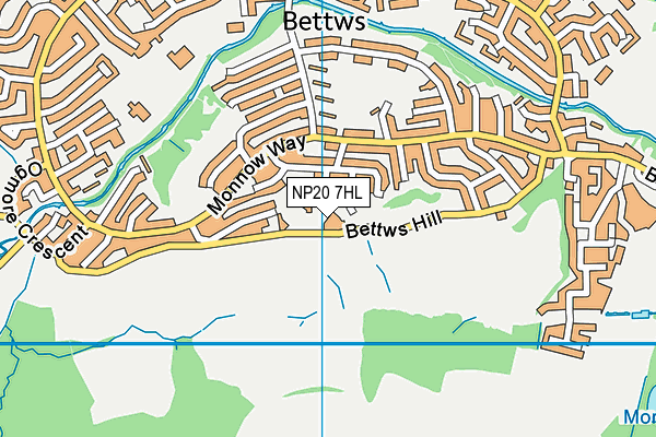 NP20 7HL map - OS VectorMap District (Ordnance Survey)