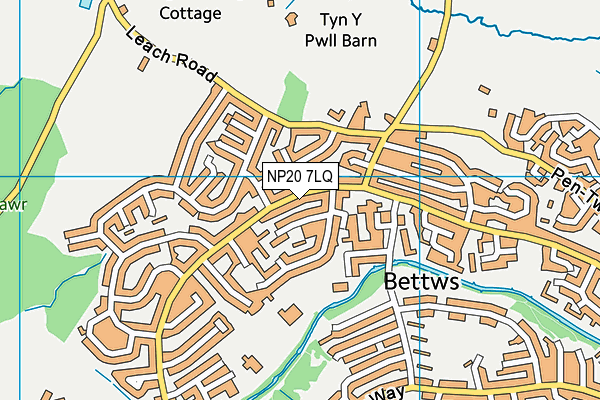 NP20 7LQ map - OS VectorMap District (Ordnance Survey)