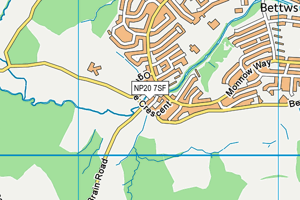 NP20 7SF map - OS VectorMap District (Ordnance Survey)