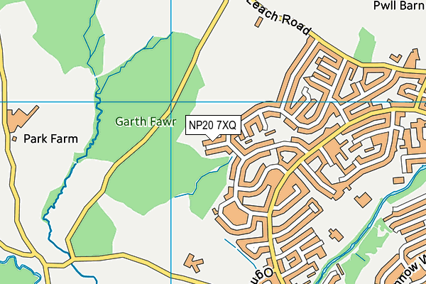 NP20 7XQ map - OS VectorMap District (Ordnance Survey)