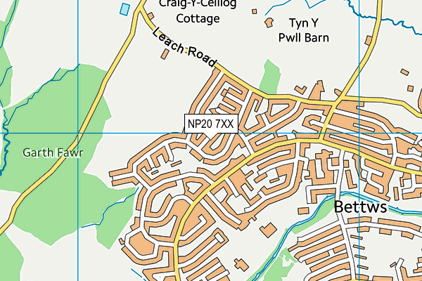 NP20 7XX map - OS VectorMap District (Ordnance Survey)