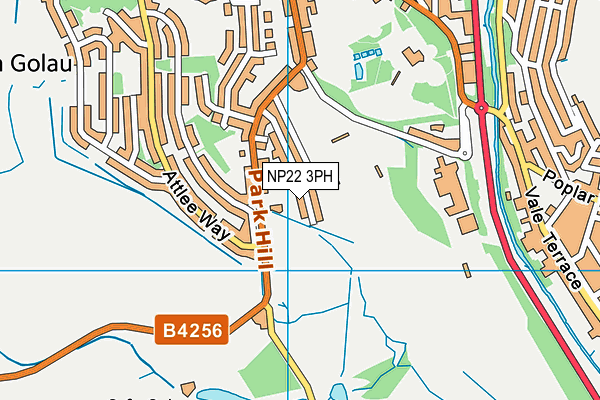 NP22 3PH map - OS VectorMap District (Ordnance Survey)