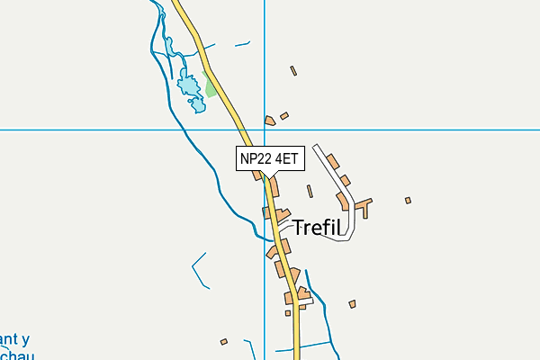 NP22 4ET map - OS VectorMap District (Ordnance Survey)