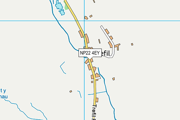 NP22 4EY map - OS VectorMap District (Ordnance Survey)