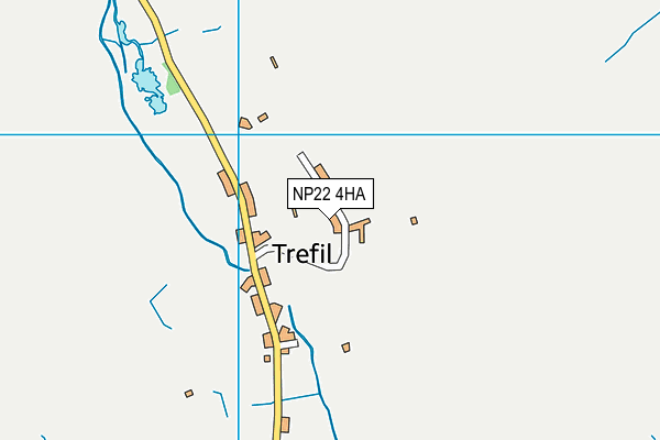 NP22 4HA map - OS VectorMap District (Ordnance Survey)