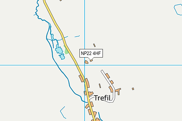 NP22 4HF map - OS VectorMap District (Ordnance Survey)