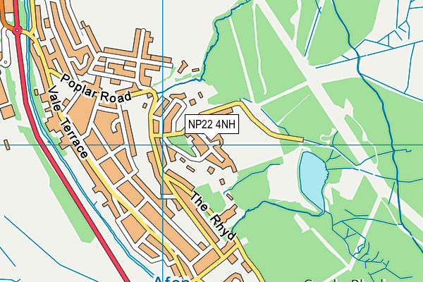 NP22 4NH map - OS VectorMap District (Ordnance Survey)