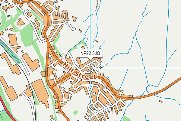 NP22 5JQ map - OS VectorMap District (Ordnance Survey)