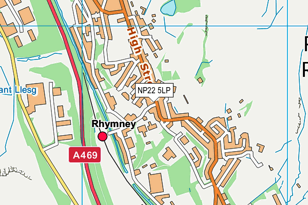 Map of INDIAN CURRY RHYMNEY LIMITED at district scale
