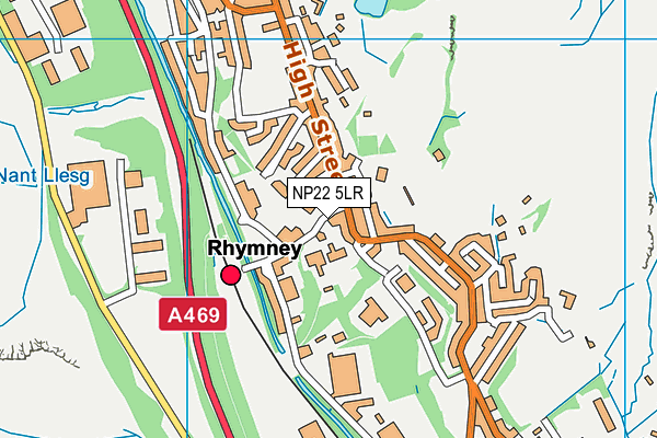 NP22 5LR map - OS VectorMap District (Ordnance Survey)