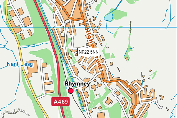 NP22 5NN map - OS VectorMap District (Ordnance Survey)