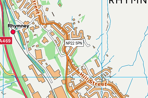 NP22 5PN map - OS VectorMap District (Ordnance Survey)