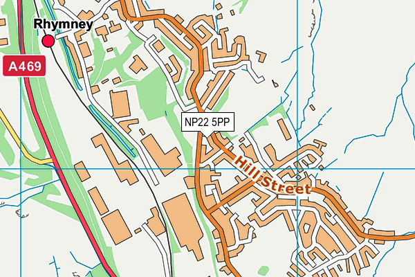 NP22 5PP map - OS VectorMap District (Ordnance Survey)