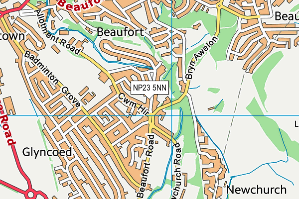 NP23 5NN map - OS VectorMap District (Ordnance Survey)