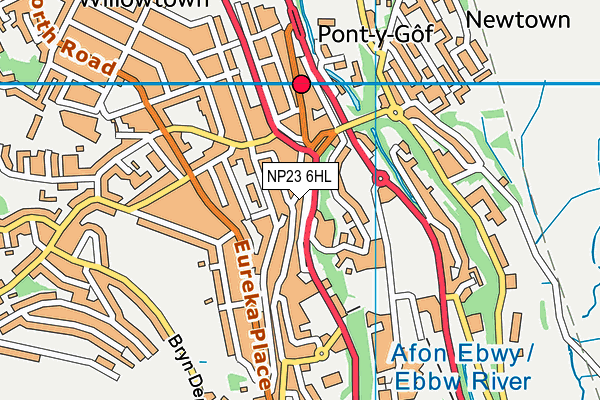 NP23 6HL map - OS VectorMap District (Ordnance Survey)