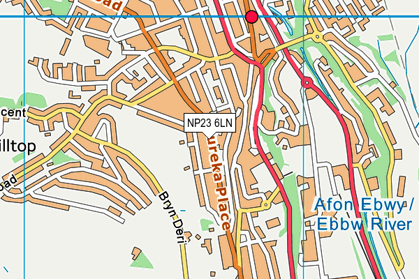 NP23 6LN map - OS VectorMap District (Ordnance Survey)