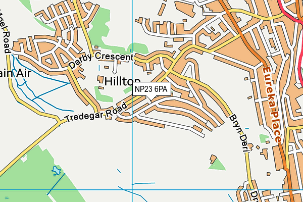 NP23 6PA map - OS VectorMap District (Ordnance Survey)