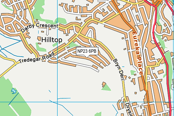 NP23 6PB map - OS VectorMap District (Ordnance Survey)