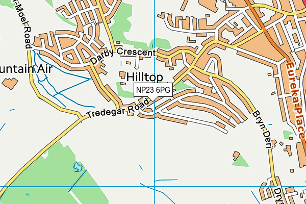 NP23 6PG map - OS VectorMap District (Ordnance Survey)