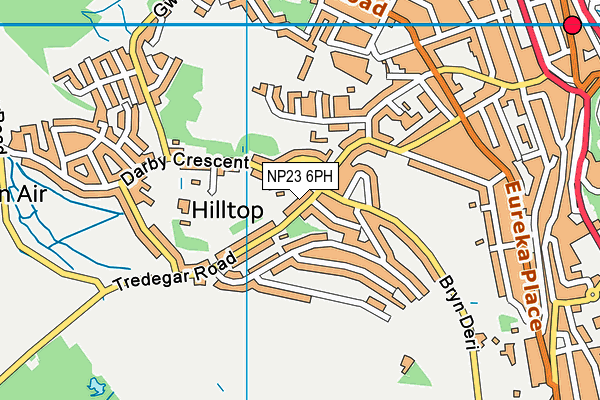 NP23 6PH map - OS VectorMap District (Ordnance Survey)
