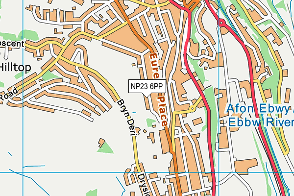 NP23 6PP map - OS VectorMap District (Ordnance Survey)