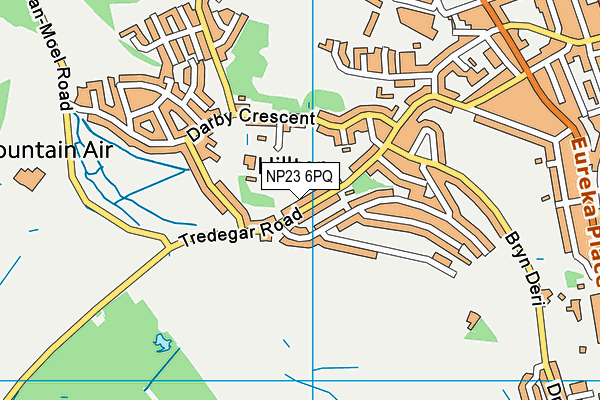 NP23 6PQ map - OS VectorMap District (Ordnance Survey)