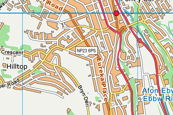 NP23 6PS map - OS VectorMap District (Ordnance Survey)