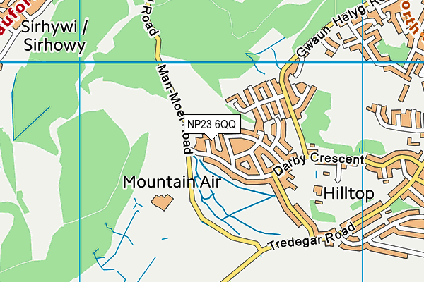 NP23 6QQ map - OS VectorMap District (Ordnance Survey)