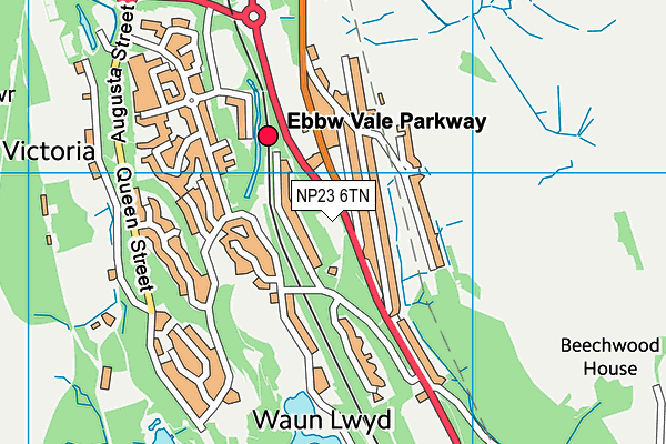 NP23 6TN map - OS VectorMap District (Ordnance Survey)