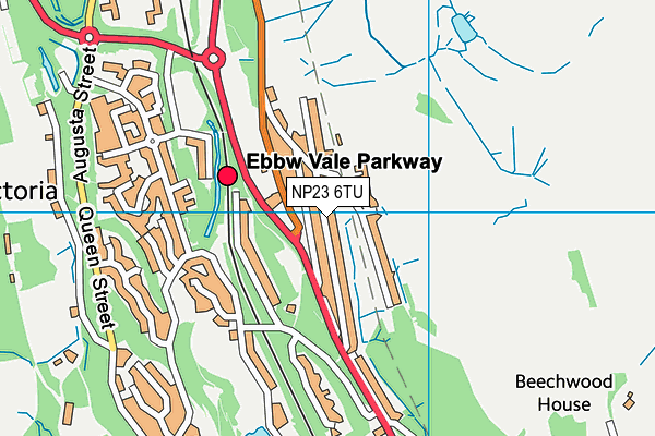 NP23 6TU map - OS VectorMap District (Ordnance Survey)