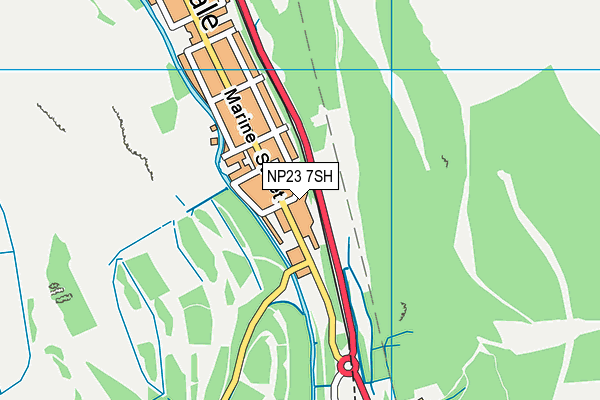 NP23 7SH map - OS VectorMap District (Ordnance Survey)
