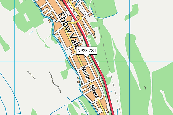 NP23 7SJ map - OS VectorMap District (Ordnance Survey)