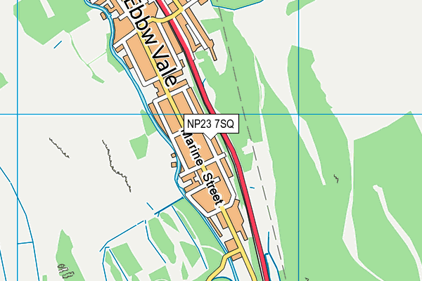 NP23 7SQ map - OS VectorMap District (Ordnance Survey)