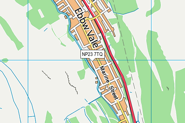 NP23 7TQ map - OS VectorMap District (Ordnance Survey)