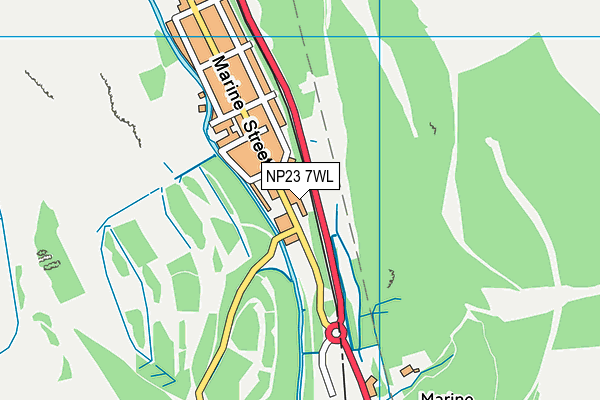 NP23 7WL map - OS VectorMap District (Ordnance Survey)