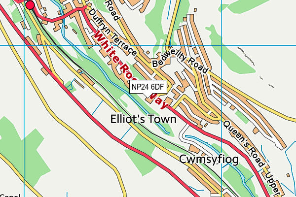 Whiterose Primary map (NP24 6DF) - OS VectorMap District (Ordnance Survey)