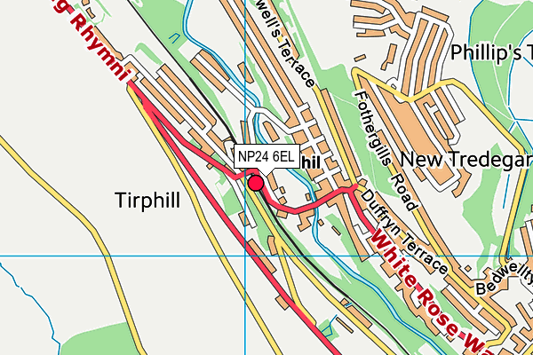NP24 6EL map - OS VectorMap District (Ordnance Survey)